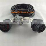 Wire Harness Manufacturers Deutsch Connectors J1939S to HDB15 & J1939P B022 Split Y Cable thumbnail-1