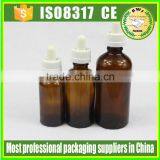 Empty Glass Eye Dropper Amber Serum Bottles 100ml thumbnail-2