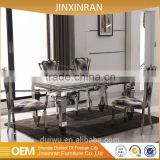 Philippine modern white natural marble top dining table sets