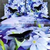 Wholesale Nantong Luxury Elegant Magic Flower Printed Colorful 3d Bedding Sets