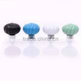Wholesale High Quality Delicate Blue Ceramic Door Knobs thumbnail-3