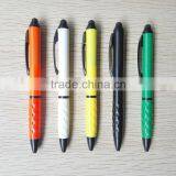 Top Consumable Products Solid Color Barrel ,metal Clip Writing Ball Pen and Stylus Pen thumbnail-4