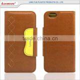 Hit Color Wallet Style Flip Cover Leather Case for Lenovo A7000 Vibe P1m A1000 A670T A390T thumbnail-2