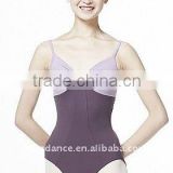 2015 new cross back twist front assorted camisole cotton leotard