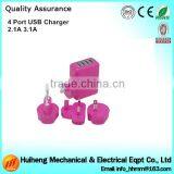 Hot Sale Fast Speed 4 Port Multi Port USB Charger for Iphone Wall Charger thumbnail-4