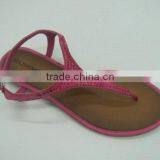 Uniseason Wearproof Non Slip Woman Summer Flat Feet Custom Sandals thumbnail-4
