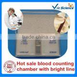 Blood Examination Blood Counting Chamber With Bright Line