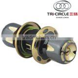 Tri-Circle Cylindrical Round Knob Door Lock SP5884-A thumbnail-1