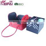 2016 Fashion Red Color PVC Leather Travel Cosmetic Bag thumbnail-3