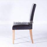 Factory Price Wooden Chair Leather Dining Chair Used for Hotel Restaurant thumbnail-2