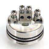 2016 New UD Rebuildable Dripping Atomizer Hunter With Cool Drip Tips 2.0mm Post Hole and Wide Bore Drip Tip Airflow Adjustable