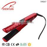 Professional Ceramic Courmaline Ionic Flat Iron /hair Straightener With Titanium Plate Temperature Control thumbnail-4