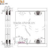 Quality Light-duty Sliding Closet Door Roller Fittings for Sliding Cabinet Door thumbnail-5