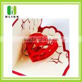 Video Red Custom Die Cut 3d Folding Customized 2.4'' 2.8'' 4.3'' 5'' 7'' 10'' Digital Video Lcd Greeting Card thumbnail-5