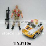 Mini Police Car With Army & Gun thumbnail-1