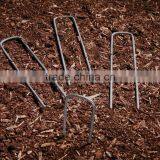 6-Inch Garden Landscape Staples Stakes Pins. U-Tyoe Nail. thumbnail-2
