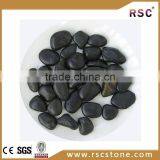 Black Stones for Landscaping , Black Polished Pebble Stone for Gardening thumbnail-1