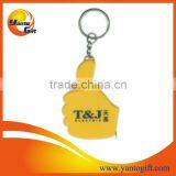 Thumbs up Finger Tape Measure Keychain