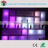 Modern New Bar Furniture Led Lighted Bar Shelf Used for Display Wine thumbnail-2