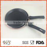 Hot Sell Carbon Steel Non-stick Round Pizza Pan With Bakelite Handle thumbnail-4
