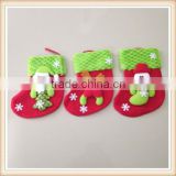 3 Pc Christmas Stockings/Gift Bag Hanging Candy Socks Christmas Tree Decoration