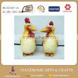 10 Inch Porcelain Craft Table Top Antique Ceramic Rooster Figurines thumbnail-1