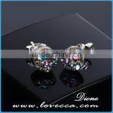 Earrings Women Jewelry 925 Sterling Silver Earrings With Agate Druzy thumbnail-4