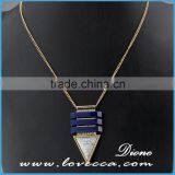 Wholesale Jewelry Gemstone Natural Stone Crystal Quartz Pendant Turquoise Necklace thumbnail-4