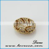small MOQ fashion gold coffee bean pendant jewelry