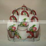 13 Pcs Porcelain Tea Set thumbnail-1