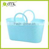 Emc Plastic Storage Basket With Handles thumbnail-3