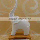 White Ceramic Elephant Decoration for Home Supply thumbnail-1