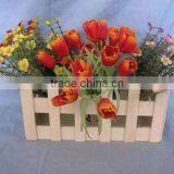 Decorative Wooden Flower Pots,wooden Crate Wholesale thumbnail-1