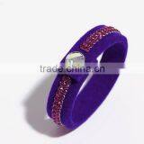 Hot New Products Website China Supplier Felt Fabric Colorful European Charm Smart Health Chain 2017 Fashion Bracelet