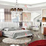 King Size Leather Bed Frame, King Bed Frame, Leather Bed Frame LV-B9016-RE thumbnail-4