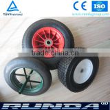 14inch diameter solid wheel rubber wheel barrow wheel