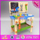 2016 New Design Children Tool Toy Wooden Workbench W03D076B thumbnail-3