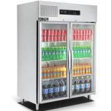 Upright Refrigerator Double Dood Stainless Steel Body Upright Refrigerator FMX-BC362B thumbnail-1