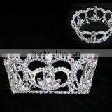 Hot Selling Bridal Jewelry Pageant Rhinestone Big Fashion Crystal Crown thumbnail-2