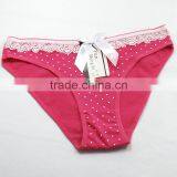 Cute Bow With Dot Printed Girls Briefs Soft Cotton Panties Sexy Lingerie thumbnail-5