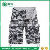 Custom Summer Pure Cotton Army Style Mens Camo Printed Cargo Shorts thumbnail-2