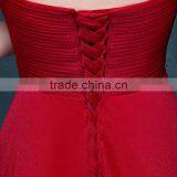 MGOO New Custom OEM Wine Red Handmade Wedding Dress Elegant Dinner Party Dress Top Design Prom Dress 2067 thumbnail-6