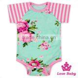 2LLY-115 Lovebaby Wholesale 4th July Outfit Red Blue White Anchor Short Sleeve Romper Kids Jumpsuit thumbnail-6