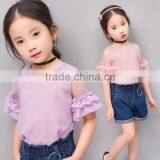 S17358A Latest Design Children Cotton Blouse and Tops thumbnail-1