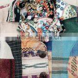 Vintage Kantha Jacket Reversible thumbnail-4