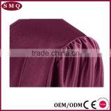 Sturdy Zipper Shiny Maroon Choir Robe Graduation Gown thumbnail-3