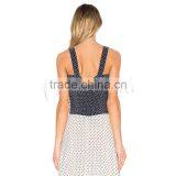 Camisole Backless Printed Dot Deep Blue Sold By PC thumbnail-2