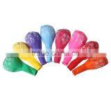 Latex Balloons Party Decoration Round At Random Message Pattern thumbnail-3