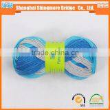 Knitted Yarns China Supplier Cheapest Wholesale Oeko Tex Certified 100% Acrylic Yarn, Space Dyeing Multicolor Yarn for Scarf thumbnail-3