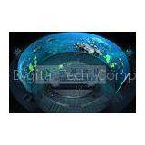 Outdoor Scenic 4D 5D 6D 7D XD Movie , Ball / Globular 360 Degree Screen 4D Theater System